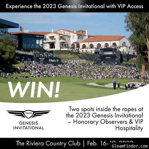 So Cal PGA's 2023 Genesis Invitational VIP Experience Giveaway 
