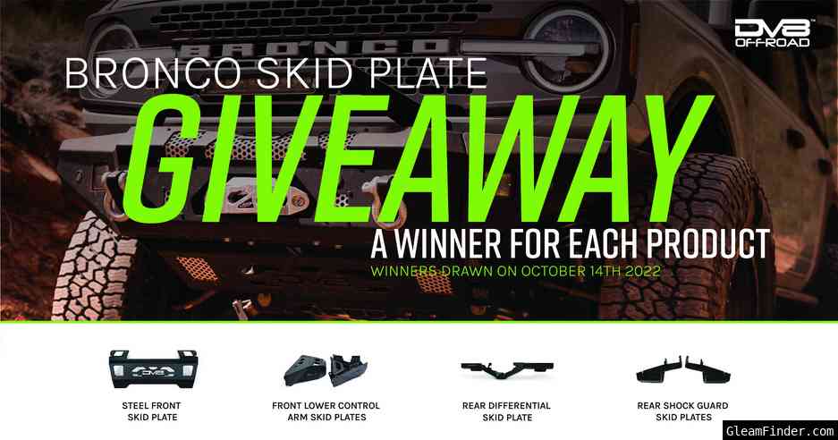 DV8 Offroad | Skid Plate Giveaway