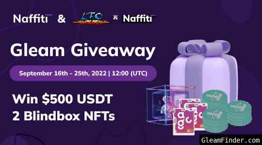Naffiti & LFO x Naffiti Gleam Giveaway