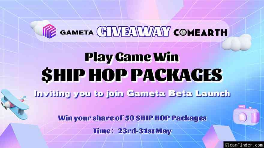 COMEARTH x Gameta Partnership Giveaway