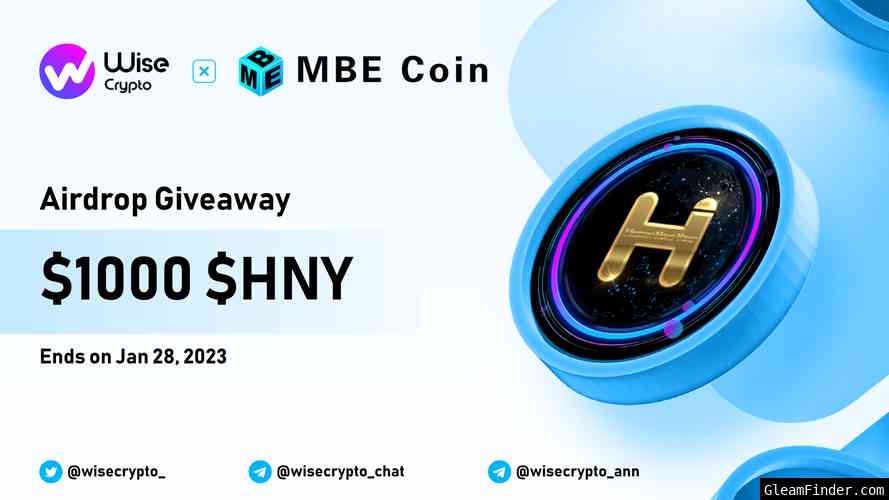 Wise Crypto X MBE Coin Giveaway