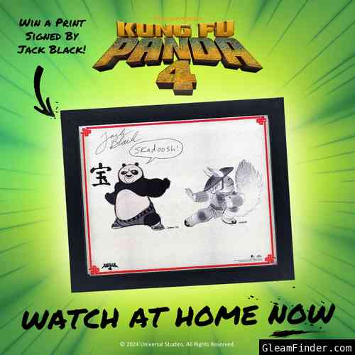 Win a Jack Black-Signed Kung Fu Panda 4 Print