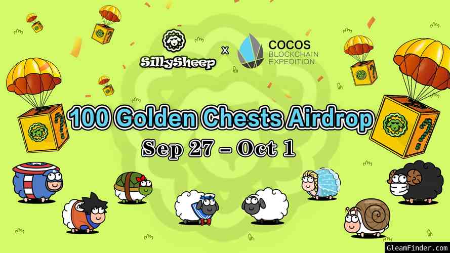 SillySheep x Cocos-BCX Golden Box Airdrop Campaign