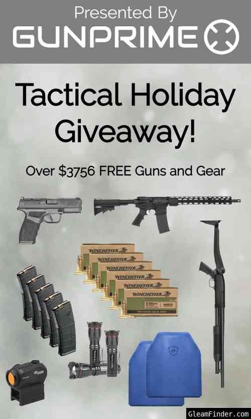TACTICAL HOLIDAY GIVEAWAY BY GUNPRIME