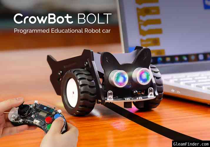 Elecrow CrowBot-Bolt OpenSource STEAM Programmable Robot Car
