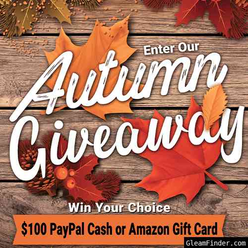 $100 Autumn Giveaway