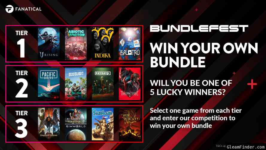 BundleFest May 2024 Contest - Win your own bundle with Fanatical