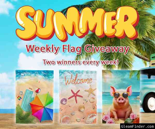 Summer Flag Weekly Giveaway