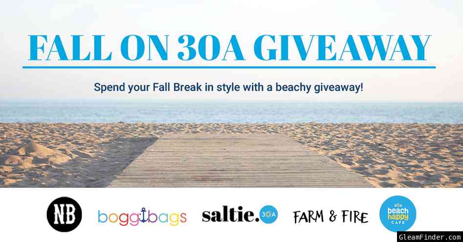 Fall on 30A Giveaway