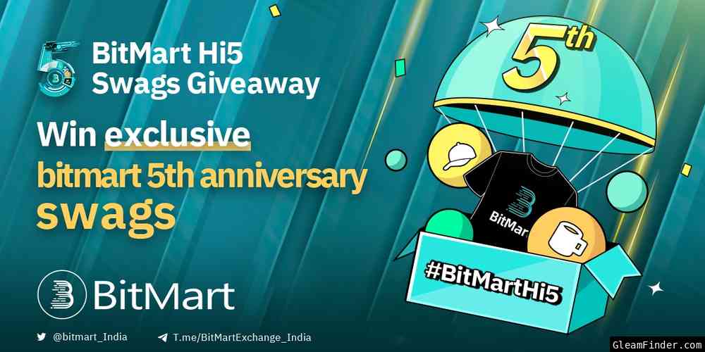 Wish & Win: BitMart Hi5 Swags Giveaway