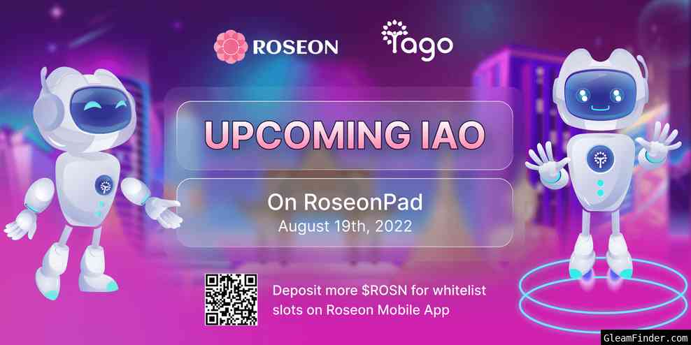 Whitelist Open - Tago IAO on RoseonPad
