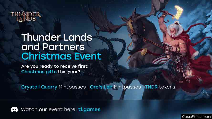 🎉🎅  CHRISTMAS THUNDER LANDS X PARTNERS GIVEAWAY! 🎅🎉