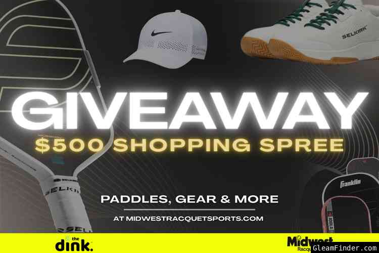 Win a $500 Midwest Racquet Sports Shopping Spree + 3 Paddle Giveaway