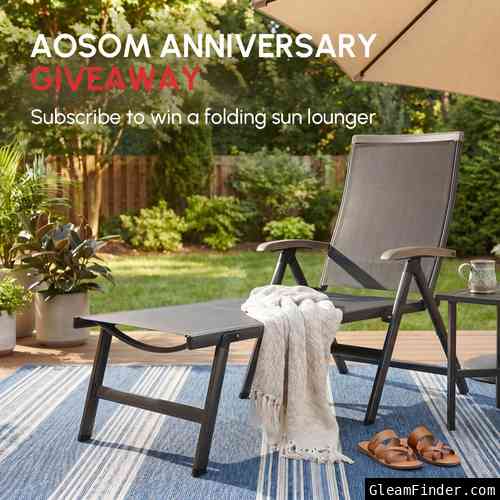 AOSOM ANNIVERSARY GIVEAWAY