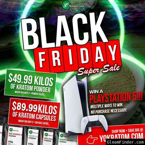 YoKratom.com Black Friday - Playstation 5 Giveaway!