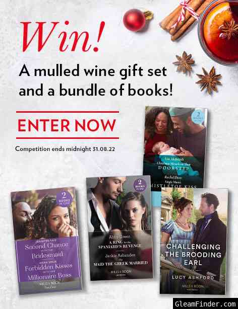 Win a mulled wine gift set and a bundle of books!