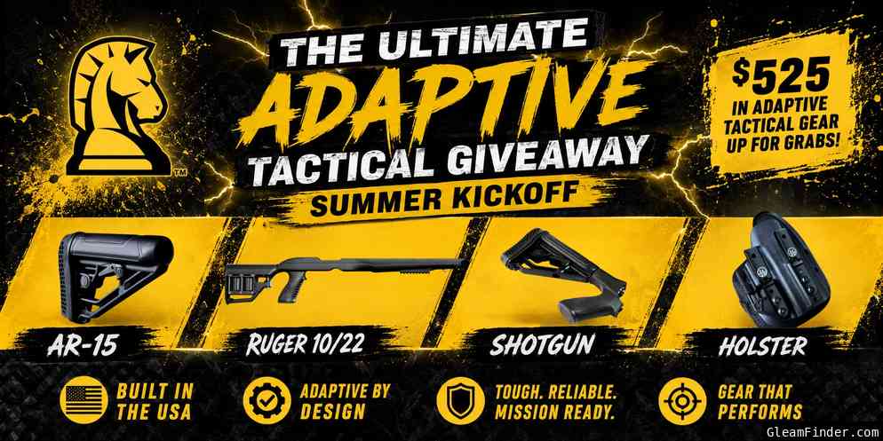 Win The Ultimate $525 Adaptive Tactical Summer Giveaway!