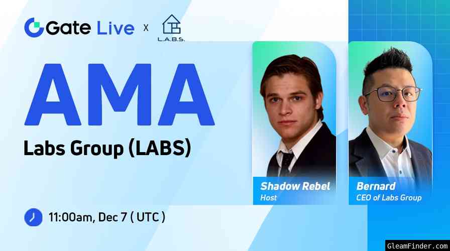 GateLive AMA|1,084,128 LABS Giveaway