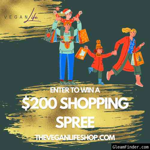 Vegan Life Shop $200 Shopping Spree Sweeps