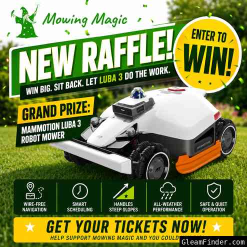 Mowing Magic Robot Mower Giveaway