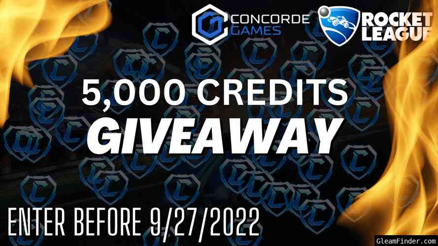CONCORDE GAMES Sept22 5K RL Credits Giveaway