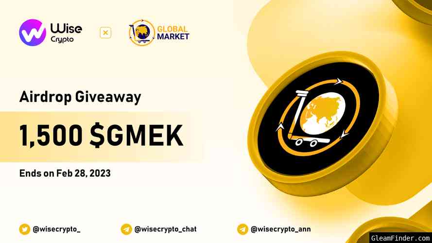 Wise Crypto X Global Market Giveaway