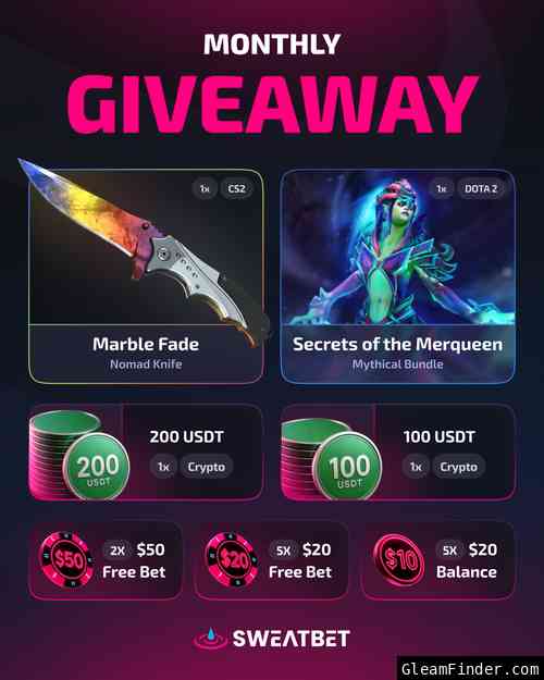 Sweatbet June Giveaway
