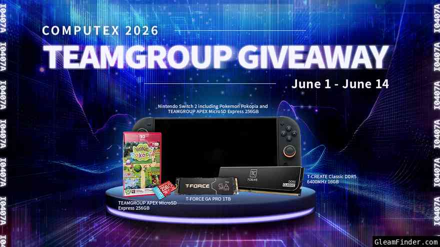 TEAMGROUP COMPUTEX GIVEAWAY 2026