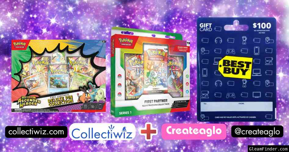 Collectiwiz™ + Createaglo 2026 Collaboration: Pokemon + Gamer Prize Pack