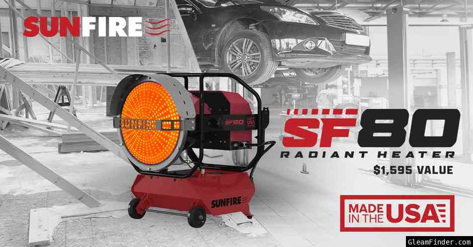 Win a FREE SUNFIRE SF80 Radiant Heater
