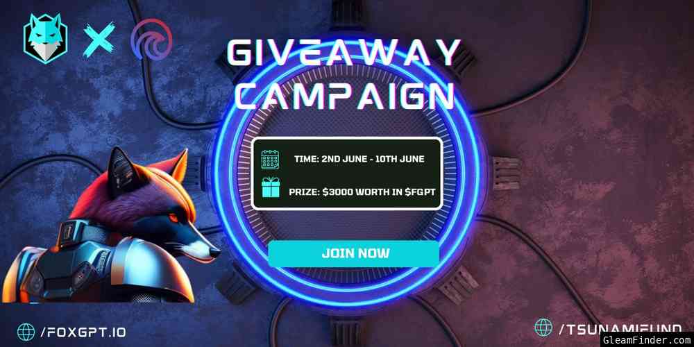 GIVEAWAY ALERT: Win Exciting Prizes with Fox GPT!