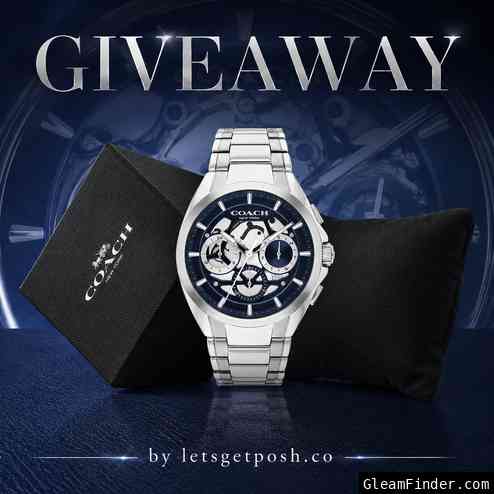 ⌚💙 FATHER'S DAY WEEK GIVEAWAY: COACH Jackson Chronograph Watch 💙⌚