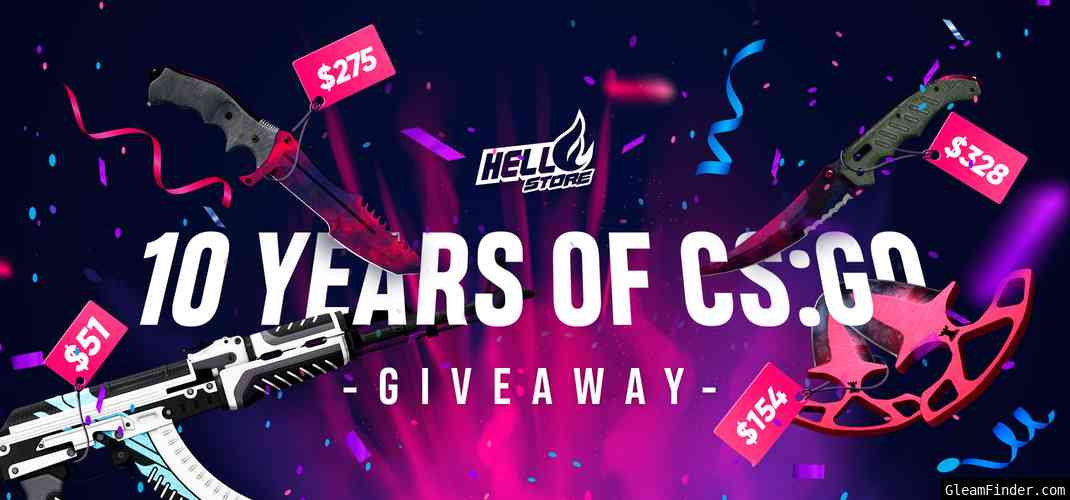 10 Years of CS:GO Giveaway