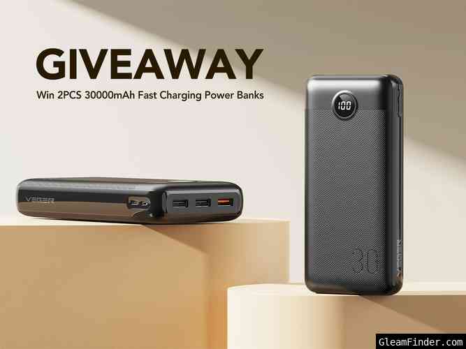 New Year Giveaway---Win $300 Power Banks from Veger