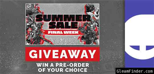 Summer Sale Pre-order Giveaway