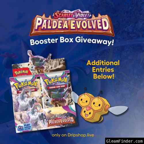 Paldea Evolved Booster Box Giveaway!