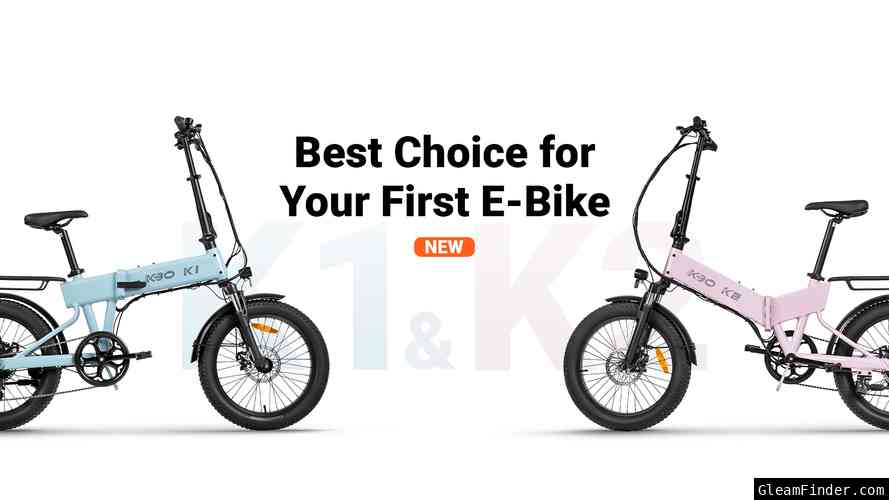 K1 & K2 New Folding E-bikes Giveaway