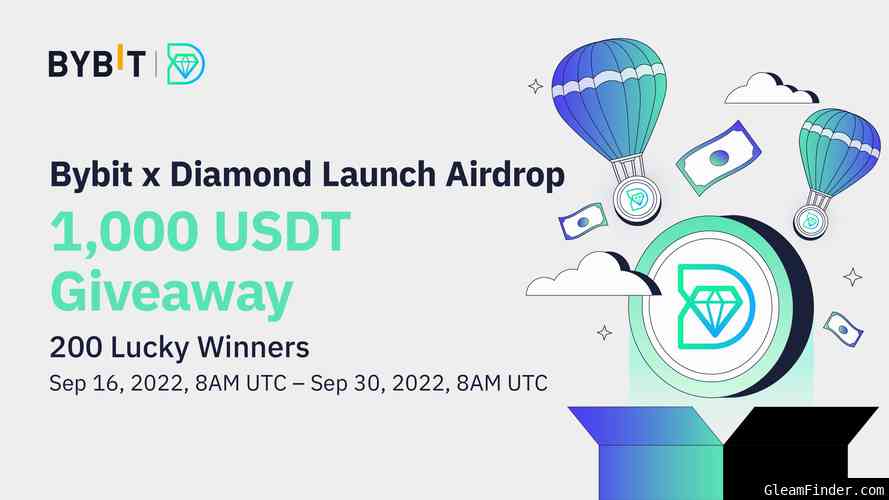 Bybit x Diamond Launch - 1,000 USDT Giveaway!