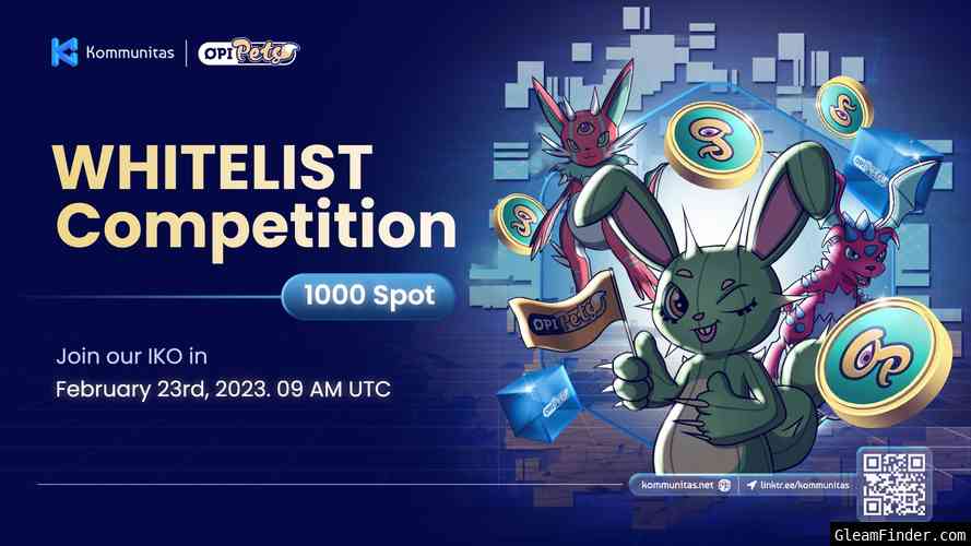 OpiPets Whitelist IKO Competition