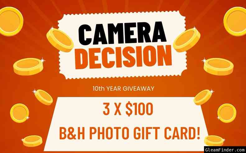 Camera Decision 10th Year Giveaway!