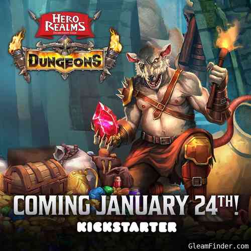 Giveaway for Hero Realms Dungeons from Wise Wizard Games, the makers of Star Realms!