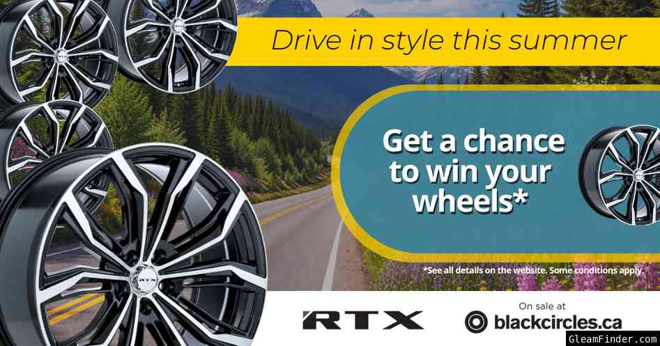 Get a chance to win a set of RTX Wheels Summer 2026