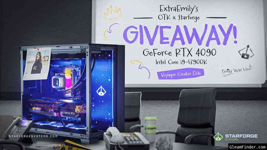 ExtraEmily x OTK x Starforge Systems | $4449.99 RTX 4090 Gaming PC Giveaway Jan 31st - Feb 10th