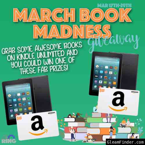 MARCH BOOK MADNESS GIVEAWAY [KINDLE UNLIMITED BOOK PROMO]
