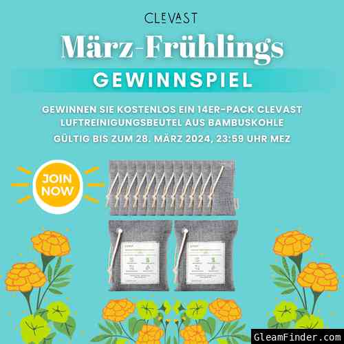 Clevast Germany March Giveaway