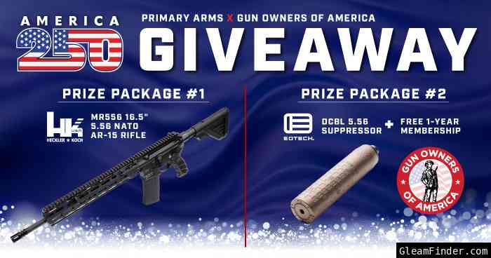Primary Arms GOA HK Piston Rifle Giveaway