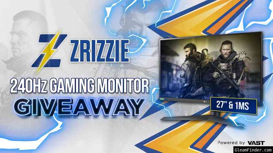 Zrizzie | LG UltraGear 240Hz Gaming Monitor Vast Campaign Sep 2nd - Oct 2nd