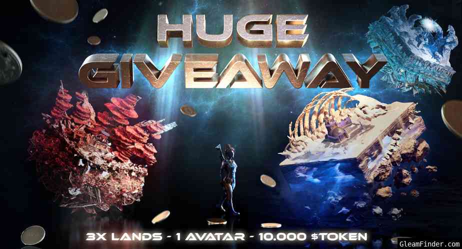 Oxya Origin Huge Giveaway - 3 Lands, 1 Avatar, 10000 $OXYA, 100 Landlists