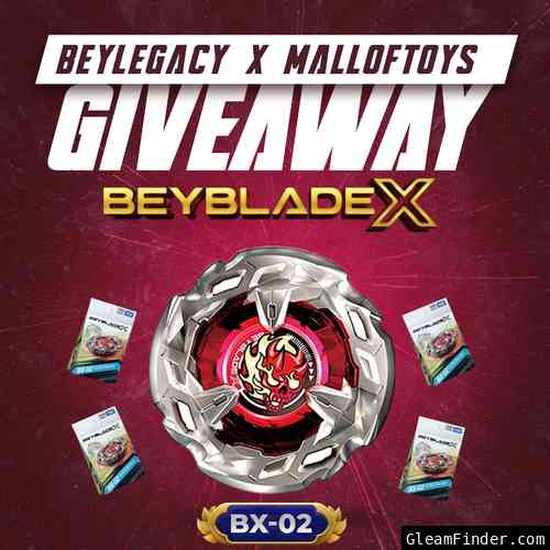 MallofToys X official.beylegacy Beyblade X Giveaway