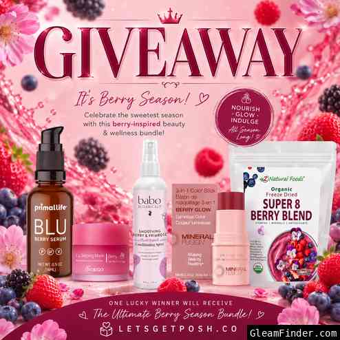 🍓 BERRY SEASON GIVEAWAY 🍓
